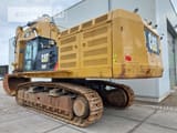 2019 Caterpillar 390FL crawler excavator, rear three-quarter view