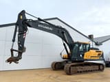 2022 Hyundai HX300AL crawler excavator, side profile view