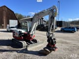 2021 Takeuchi TB370 crawler excavator, side view