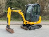 2012 JCB 8018 CTS mini excavator, side view