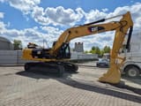 2022 Caterpillar 330D2L crawler excavator, side profile view
