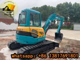 2022 Kubota KX155 mini excavator, rear three-quarter view