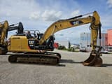 2015 Caterpillar 323E crawler excavator, side view