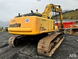 2001 Komatsu PC240LC-6K crawler excavator, rear three-quarter view