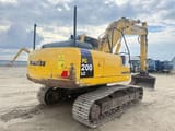 2015 Komatsu PC200 LC-8 crawler excavator, rear three-quarter view
