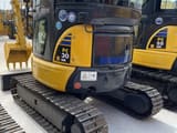 2020 Komatsu PC30MR-3 mini excavator, rear three-quarter view
