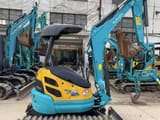 2024 Kubota U-25 mini excavator, side profile view