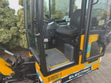 2023 JCB 19C-1 Electric mini excavator cab interior view