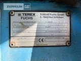 2007 Fuchs MHL320 material handler identification plate