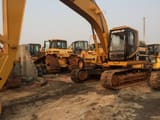 2008 Caterpillar 320B crawler excavator, side view