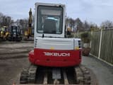 2018 Takeuchi TB153FR mini excavator, rear view
