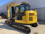 2021 Komatsu PC88MR-11EO mini excavator, rear three-quarter view