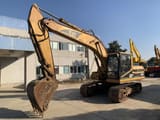 2014 Caterpillar 320BL crawler excavator, side view