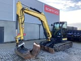 2017 Yanmar VIO80-1A mini excavator, side view