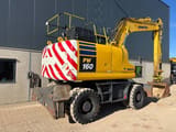 2019 Komatsu PW160-11 wheel excavator rear three-quarter view