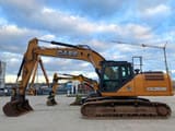 2017 CASE CX250D crawler excavator, side profile view