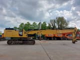 2016 Caterpillar 352F crawler excavator, side profile view