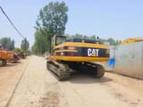 Caterpillar 330B crawler excavator, rear three-quarter view