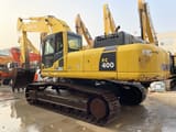 2020 Komatsu PC400 crawler excavator, side view
