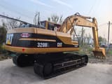 2019 Caterpillar 320BL crawler excavator, rear three-quarter view