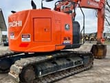 Hitachi Zaxis 225US crawler excavator, rear three-quarter view