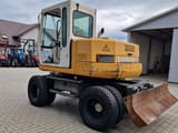 1999 Liebherr 308 wheel excavator, rear three-quarter view