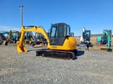 2011 JCB 8056 mini excavator, side view
