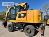 2015 Caterpillar M318F wheel excavator side view