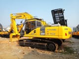2024 Komatsu PC350 crawler excavator, rear three-quarter view
