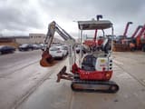 2019 Takeuchi TB215R mini excavator, side view