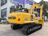 2024 Komatsu PC200 crawler excavator, rear three-quarter view