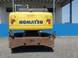 2016 Komatsu PW180-7EO wheel excavator, rear view