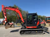 2024 Kubota KX085-5 crawler excavator, side view