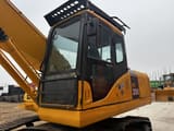 2022 Komatsu PC200 crawler excavator cab view