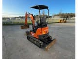 2019 Hitachi ZX19U-6 mini excavator, rear three-quarter view