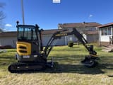 2025 Volvo ECR25D mini excavator, side view