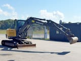 2019 Volvo EC55 mini excavator, side profile view