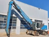 2015 Fuchs MHL350F material handler, side profile view