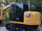 2020 Caterpillar 307E2 crawler excavator, rear three-quarter view