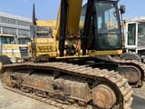 2021 Caterpillar 349 crawler excavator, side view