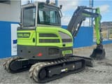 2025 Zoomlion ZE55GU mini excavator, rear three-quarter view