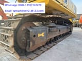 2018 Komatsu PC450 crawler excavator undercarriage view