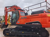 2024 Doosan DX340LCA crawler excavator side view