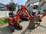2016 Kubota K008-3 mini excavator, front three-quarter view