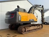 2014 Volvo EC380EL crawler excavator rear three-quarter view
