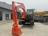 2018 Doosan DX60 crawler excavator, front three-quarter view