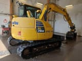2018 Komatsu PC78US-10 mini excavator, rear three-quarter view