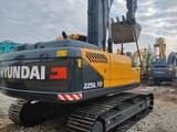 2022 Hyundai 225LVS crawler excavator, rear three-quarter view