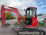 2016 Yanmar VIO50-U mini excavator side view