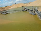 1996 ROHR KS 110 amphibious excavator, high-angle view